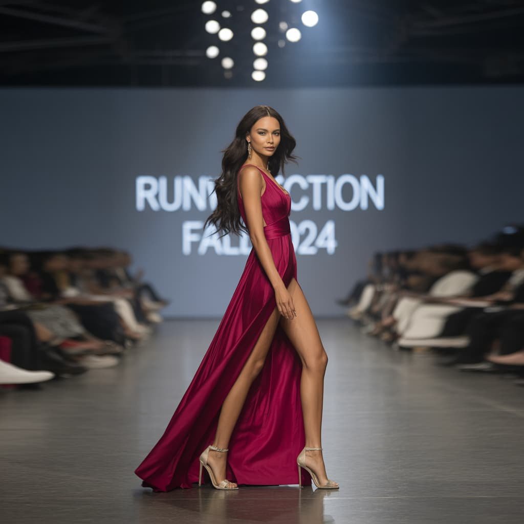 Modelo aleatoria retrato