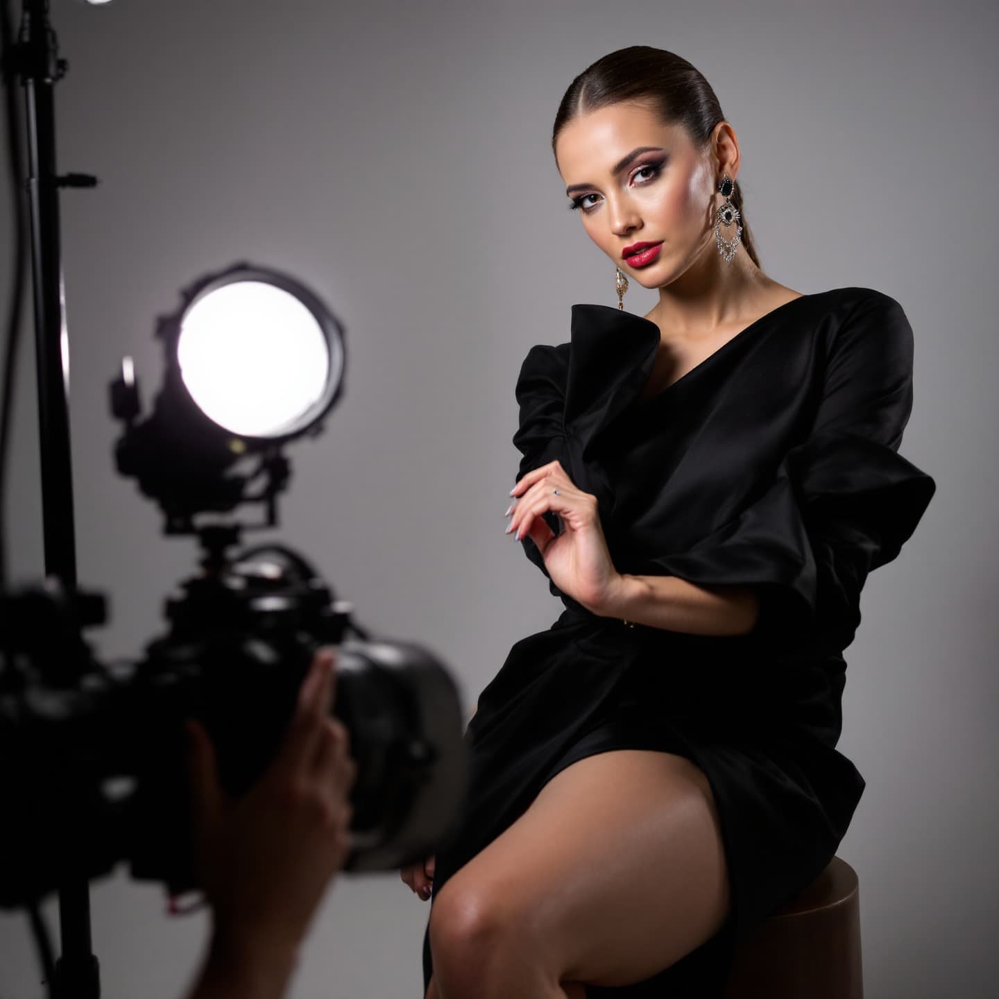 Modelo aleatoria retrato