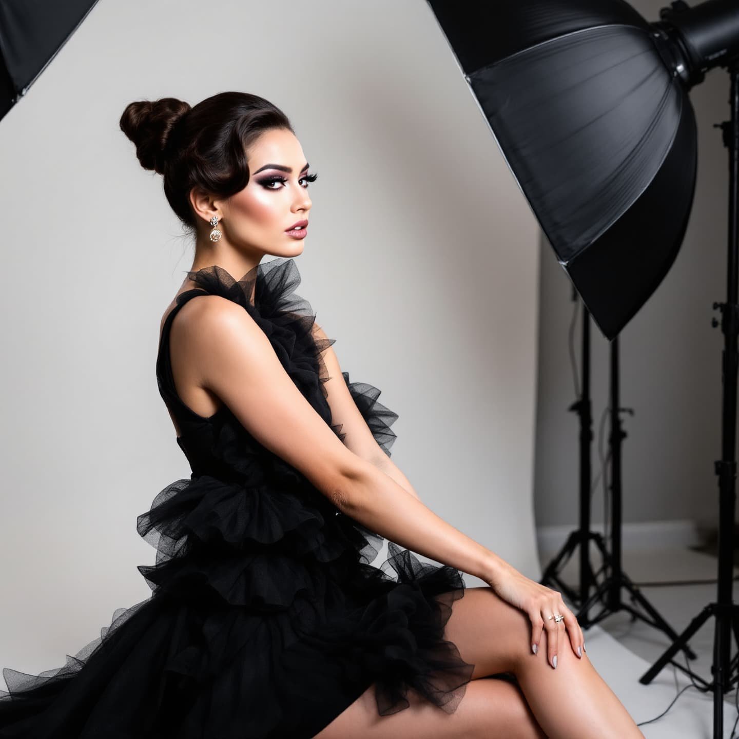 Modelo aleatoria retrato