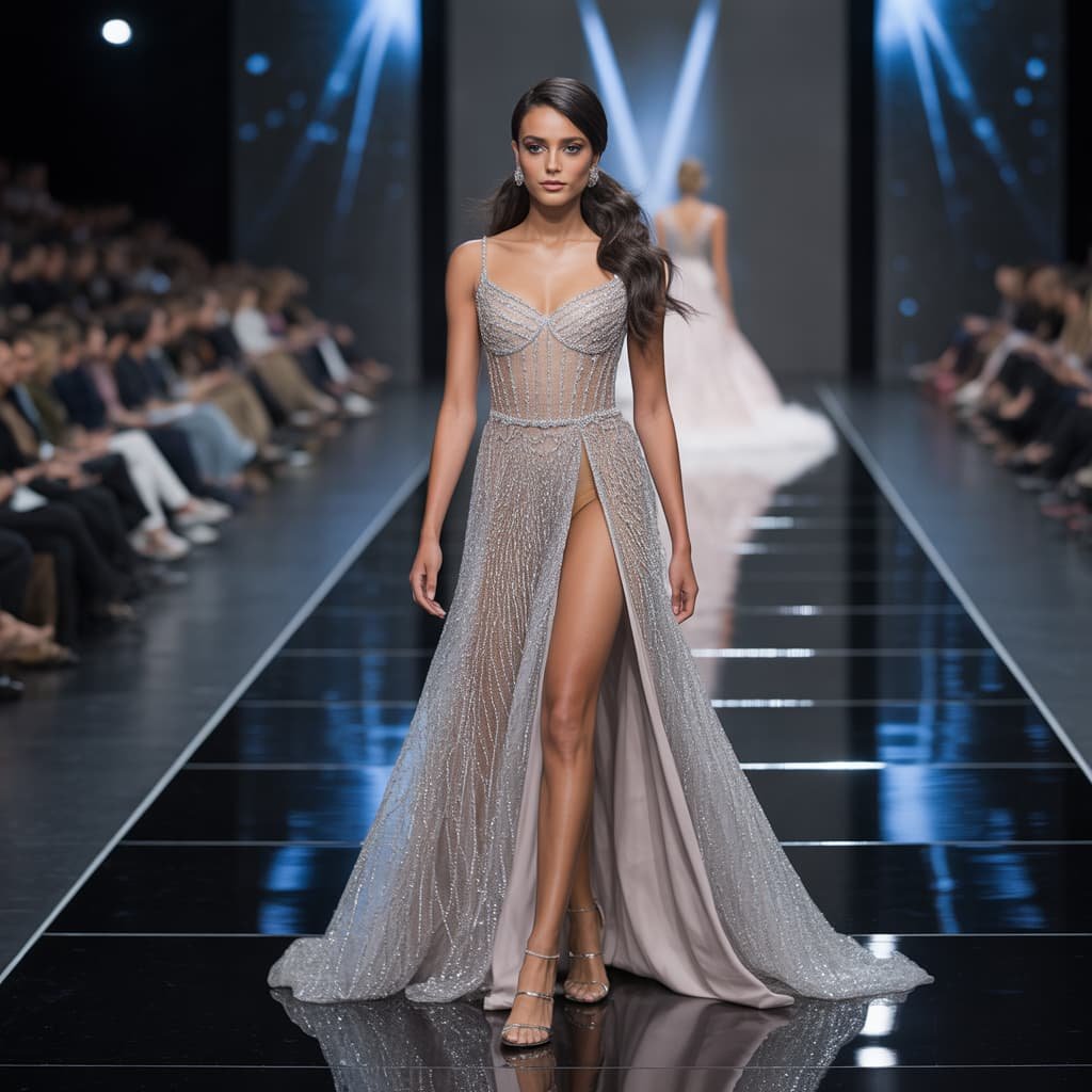 Modelo aleatoria retrato